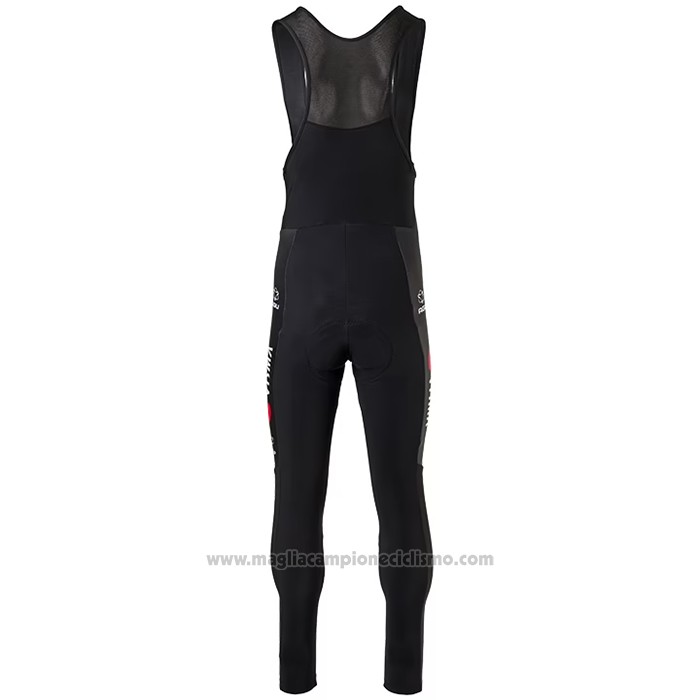 2022 Abbigliamento Ciclismo Jumbo Visma Nero Giallo Manica Lunga e Salopette